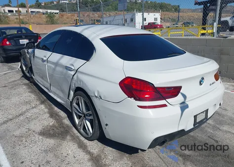 2014 BMW 640I Gran Coupe z USA, uszkodzony, nr VIN WBA6A0C53EDZ04534